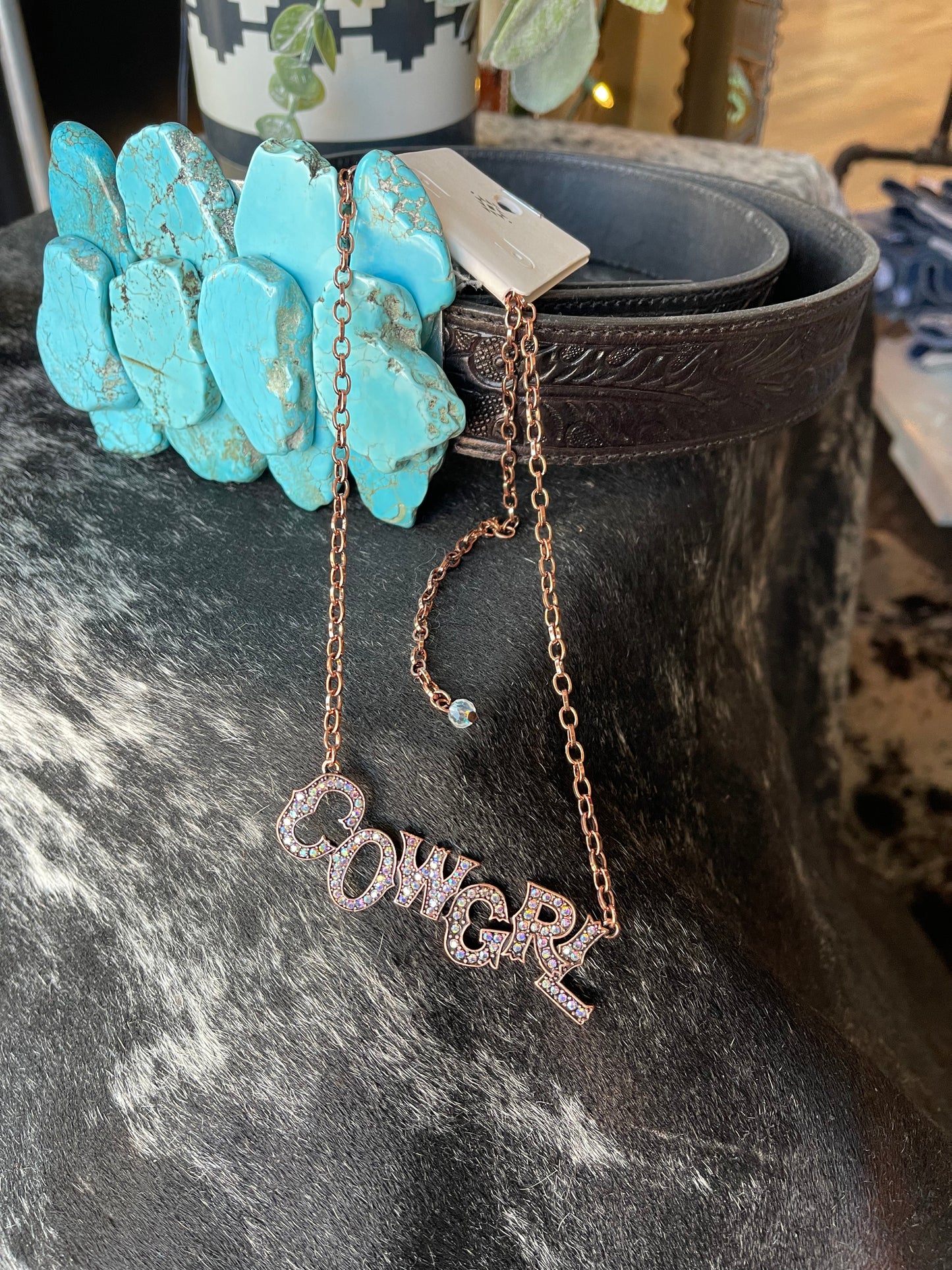 Cowgirl necklace