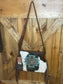 American darling turquoise cow print bag