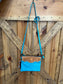 Turquoise Genuine Leather Crossbody