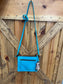 Turquoise Genuine Leather Crossbody