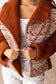 Tan Sherpa With Aztec Details: Tan / Small