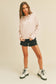 Blank Long Sleeve Hooded T-Shirt: VANILLA / M