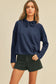 Blank Long Sleeve Hooded T-Shirt: VANILLA / S