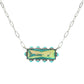 Western Horizontal Bar Gemstone Necklace: Iridescent