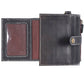 Genuine Leather Wallet Wristlet (Teal)