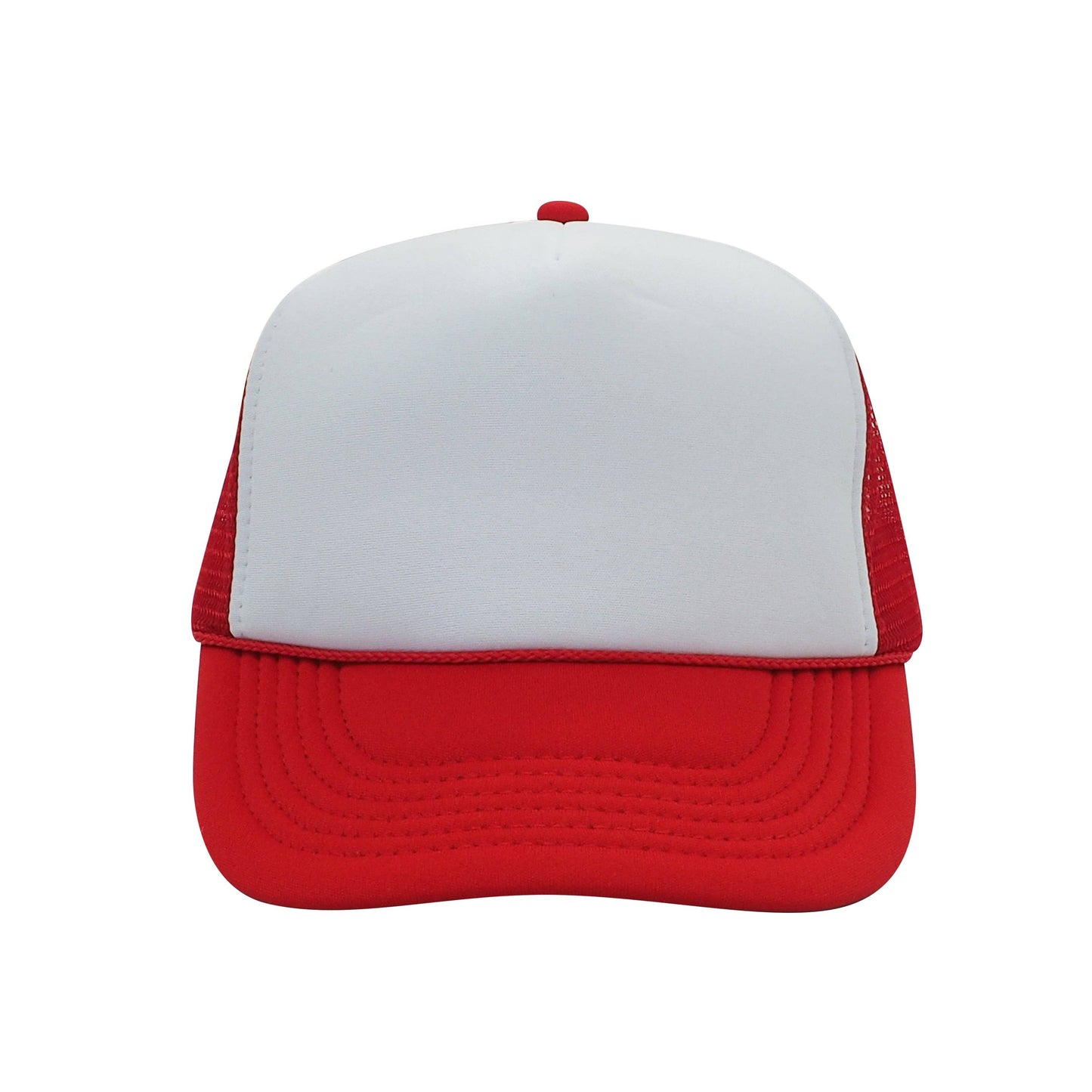 Nissun Classic Trucker Baseball Hats Caps Foam Mesh Blank Solid Two Tone Snapback Adult Youth: Gold/White