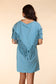 Just Leave Her Wild Fringe T-Shirt Dress, Sage: Sage / Plus Size