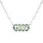 Western Horizontal Bar Gemstone Necklace: Iridescent