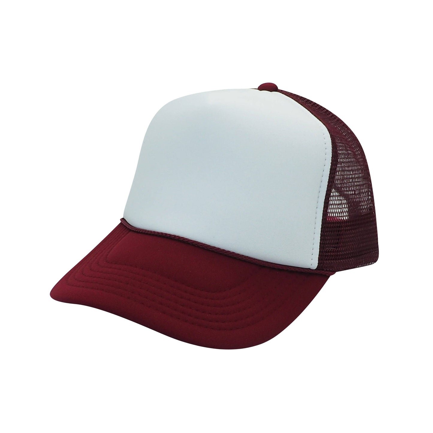 Nissun Classic Trucker Baseball Hats Caps Foam Mesh Blank Solid Two Tone Snapback Adult Youth: Navy
