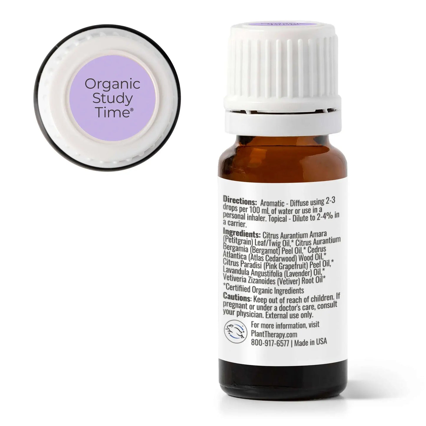 Organic Study Time KidSafe Essential Oil 10 mL