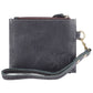 Genuine Leather Wallet Wristlet (Teal)