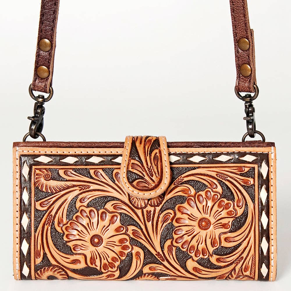 ADBG832 Crossbody Genuine Western Leather Women Bag: ADBG832A