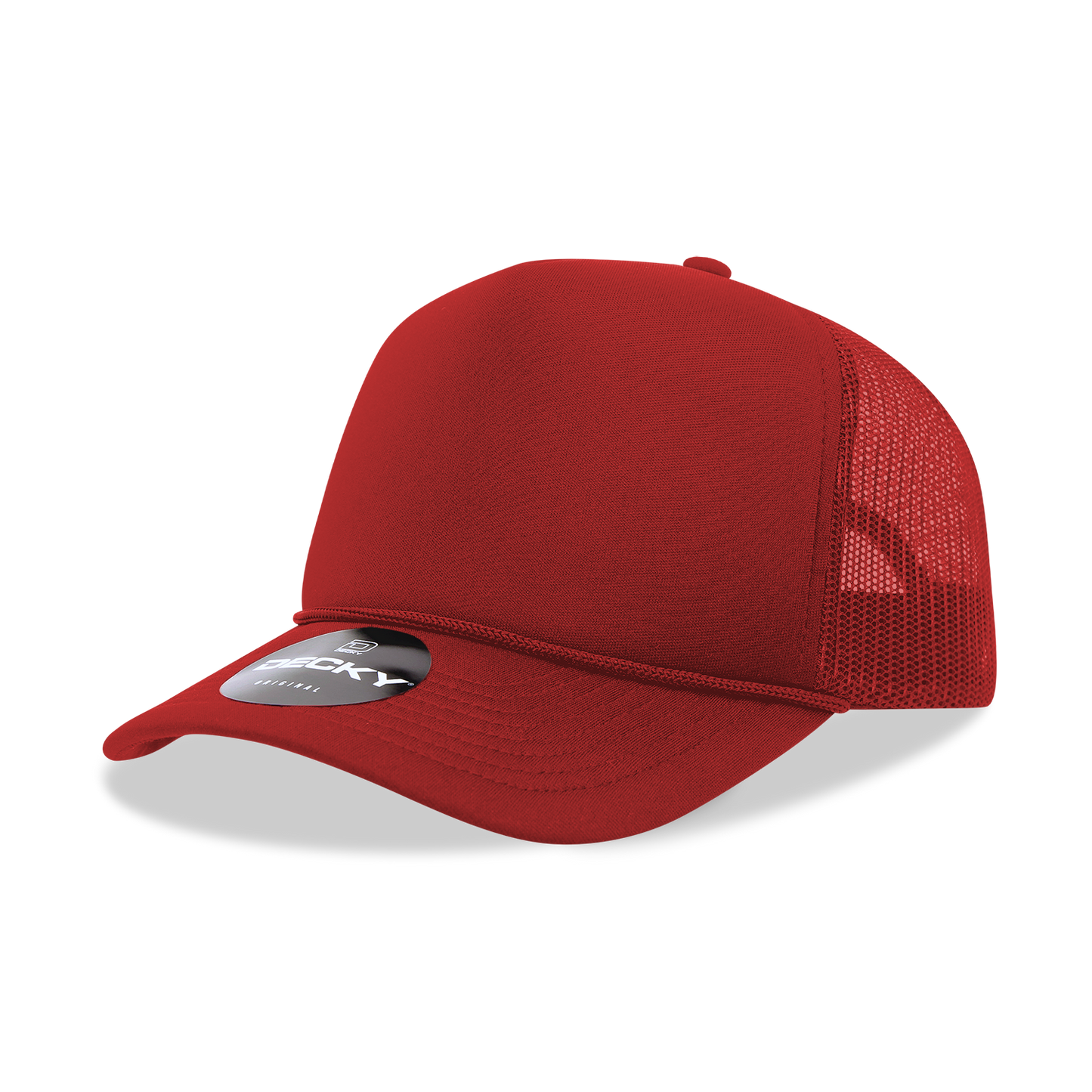Decky 6025 - Mid Profile, 5 Panel Foam Trucker Hat - 6025: Nvy/Gld/Nvy