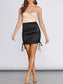 Pearl rhinestone studded sheer mesh see through T-shirt top: White / M
