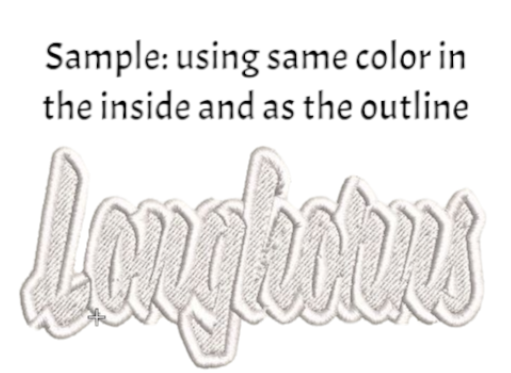 CUSTOM: Any Word or Mascot, Names, Embroidered Iron on Patch: 3" Wide - Hat Size