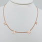 MAMA Stainless Steel Chain Necklace: Rose Gold