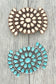 Western Turquoise Barrette Hair Clip : Turquoise