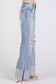 P1370F-LA HIGH RISE SUPER STRETCH WIDE FLARE W/ CUFFED HEM: 11/29