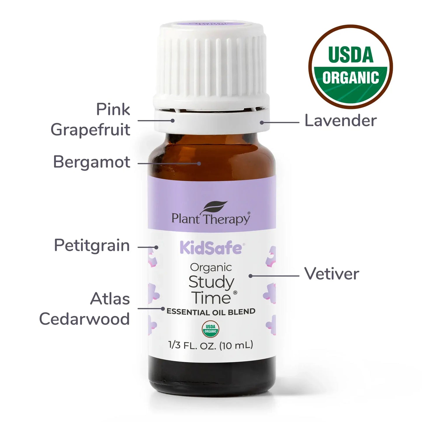 Organic Study Time KidSafe Essential Oil 10 mL