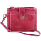 Genuine Leather Wristlet Wallet (Brown)