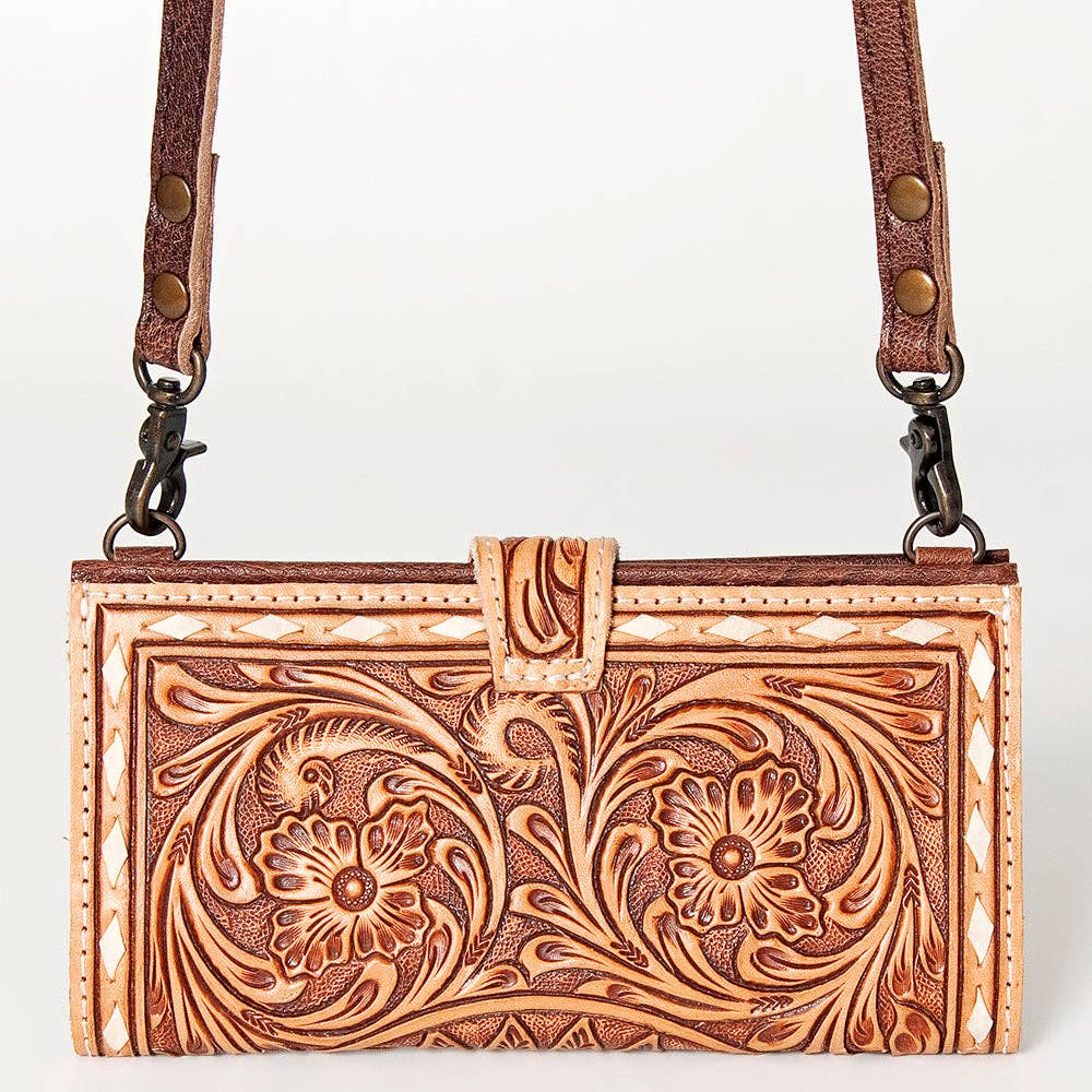 ADBG832 Crossbody Genuine Western Leather Women Bag: ADBG832A