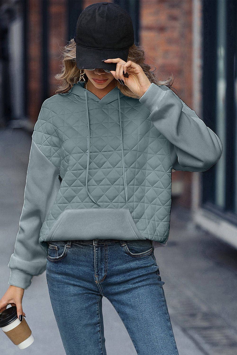 DALTON QUILTED HOODIE