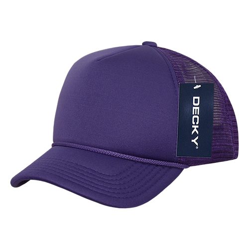 Decky 7010 - Kids, Youth Trucker Foam Hats, Mesh Back - 7010: Royal