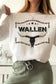 WALLEN LEOPARD WESTERN GRAPHIC SWEATSHIRT