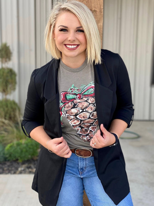 Camryn Black Blazer